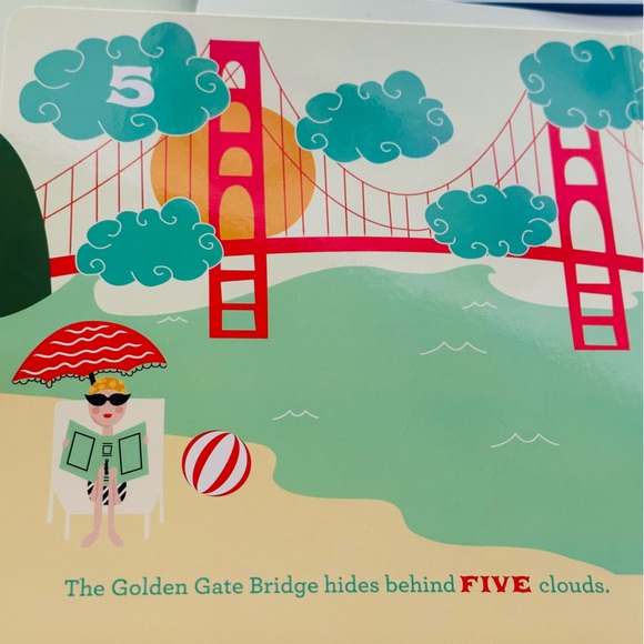 Hello World San Francisco A Book of Numbers Baby Board Book - Picture 4 of 8